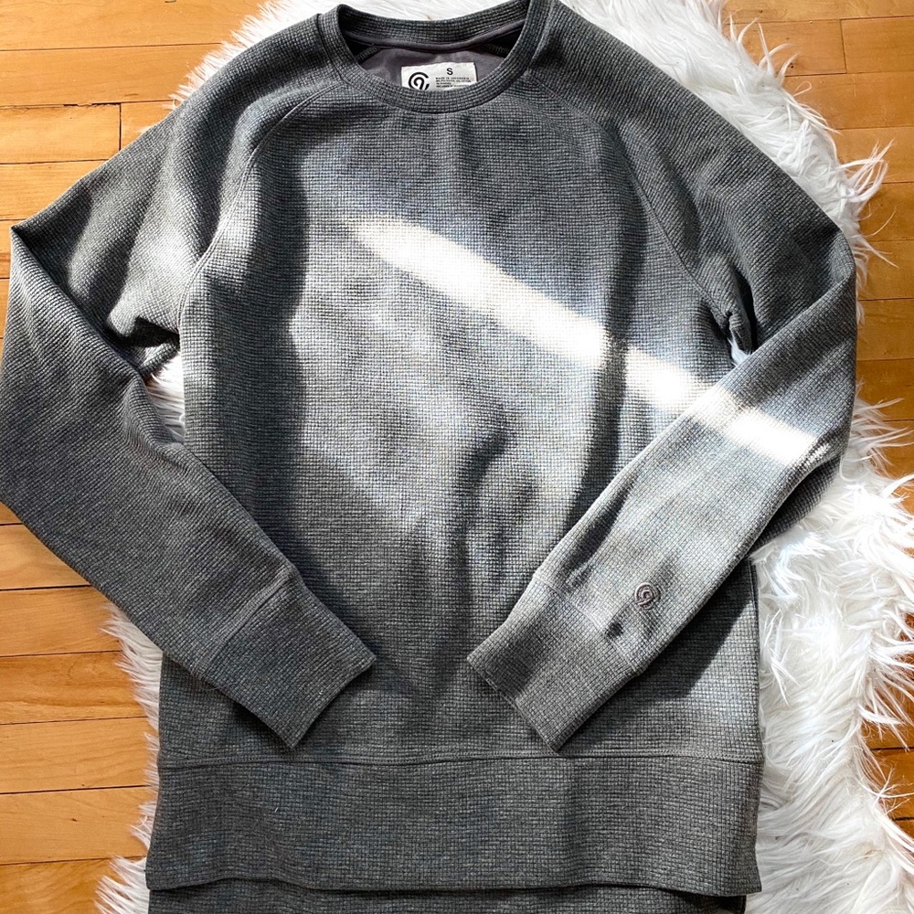 Champion Waffle Crew Grey